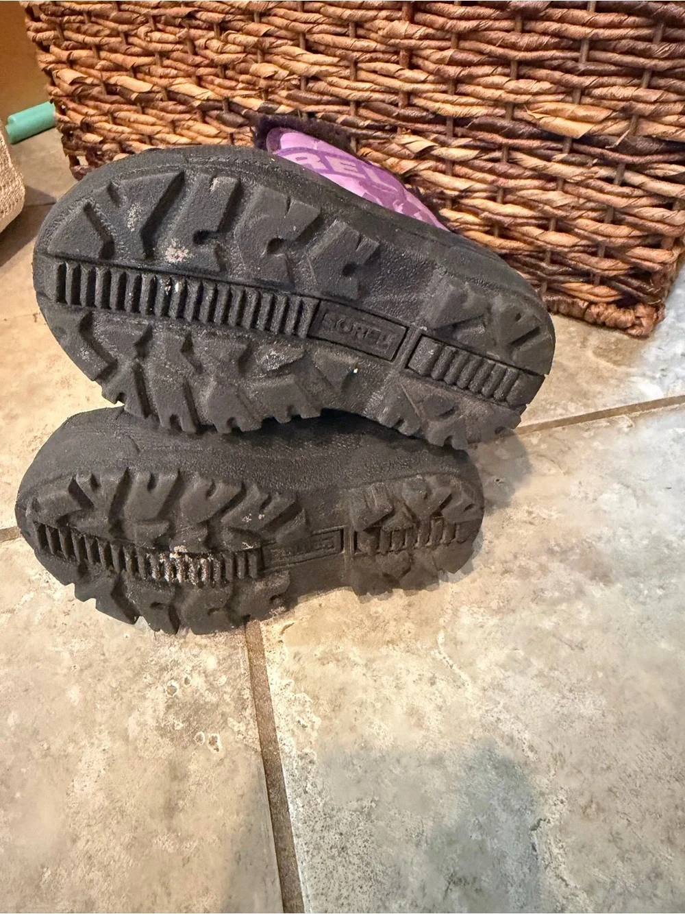 Sorel Purple Youth Snow Commander Snow Boots